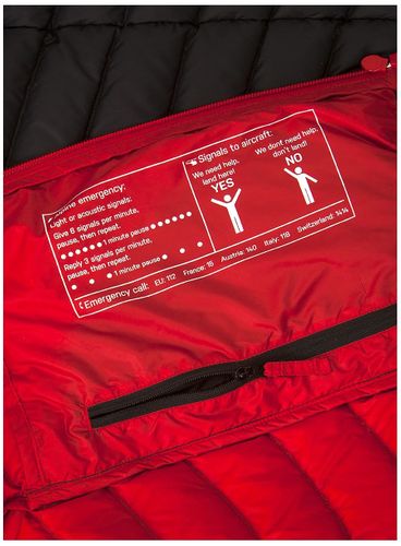 Kurtka Ocun Tsunami Down Jacket - black/red - r. M na Arena.pl