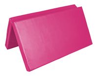 Materac dwuczęściowy z rzepami UNDERFIT 130 x 120 x 10 cm miękki różowy