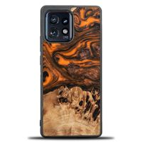 etui bewood unique - motorola edge 40 pro - orange