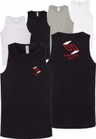 męska KOSZULKA bez rękawów HAFT TWOJE LOGO NAPIS firmowa reklamowa 10 szt