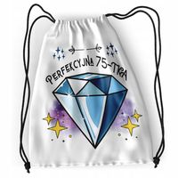 Plecak Urodziny 75 75Te Sportowy Szkolny Worek Z Nadrukiem Ze Zdjęciem