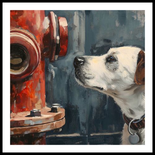 Plakat 80x80cm Kumpel przy Hydrancie na Arena.pl