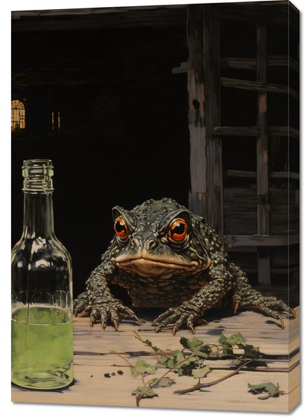 Obraz 70x100cm Oczekiwanie w Półmroku zdjęcie 1