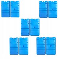 WKŁADY DO LODÓWKI TURYSTYCZNEJ TORBY TERMICZNEJ 400ml MROŻĄCE 10 SZT TRWAŁE