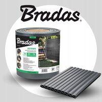 Taśma ogrodzeniowa ANTRACYT 19 cm x 35 m OSŁONA NA OGRODZENIE PANELOWE PŁOT