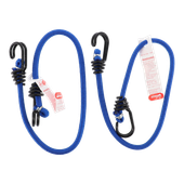 Linka do transportu bagażu 60 cm 2 szt. niebieska