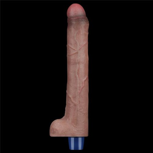 10.5" Real Softee Rechargeable Silicone Vibrating Dildo na Arena.pl