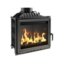 KOMINEK ŻELIWNY WKŁAD KOMINKOWY ANTEK 10kW EKOPROJEKT Ø 180