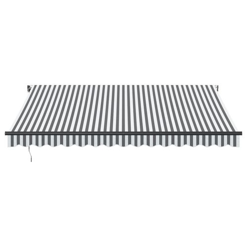 Automatycznie zwijana markiza, antracytowo-biała, 400x350 cm na Arena.pl