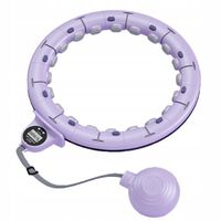 HULA HOP Z LICZNIKEM POWTÓRZEŃ I OBCIĄŻENIEM / REGULOWANY SMART HULA HOP