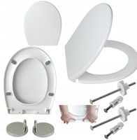 DESKA SEDESOWA KLOZETOWA WOLNOOPADAJĄCA WYPINANA TOALETOWA ESTIVA