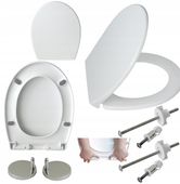 DESKA SEDESOWA KLOZETOWA WOLNOOPADAJĄCA WYPINANA TOALETOWA ESTIVA