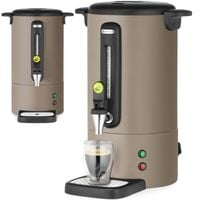 zaparzacz do kawy z kranem ociekaczem 7 l 1050 w - taupe