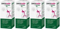 Zatogrip Junior Czarny Bez Pelargonia Afrykańska Wspiera Odpornosć 120 ml