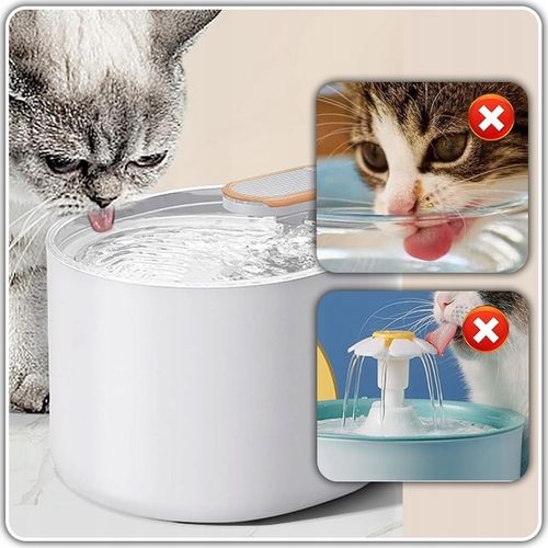 Poidełko Automatyczne Fontanna Wodna dla Kota Psa Filtr Czyszczący CICHA na Arena.pl