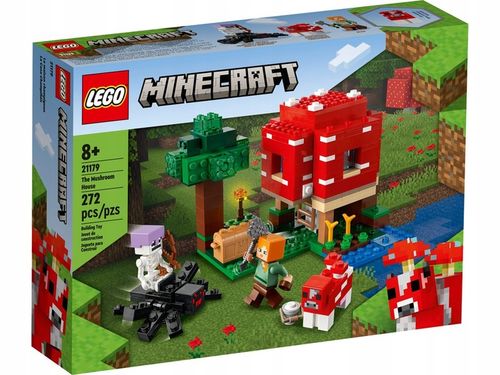 LEGO MINECRAFT Dom w grzybie 21179 + Zbrojownia 21252 MAINCRAFT Figurki na Arena.pl