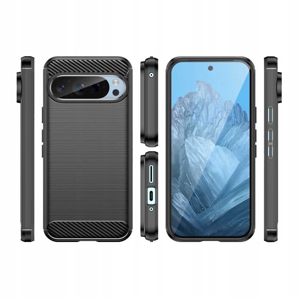 Spacecase Carbon Google Pixel 9/9 Pro Black zdjęcie 4