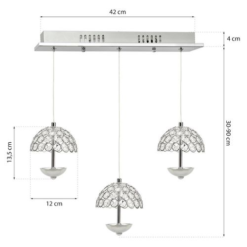 LAMPA WISZĄCA VENUS 3x5W LED na Arena.pl