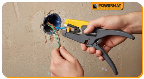 ŚCIĄGACZ DO IZOLACJI KABLI PRZEWODÓW AUTOMATYCZNE SZCZYPCE 0,03-10 MM² 2w1 na Arena.pl