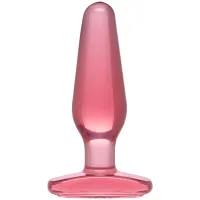 doc johnson crystal jellies medium plug anatomiczny średni przezroczysty