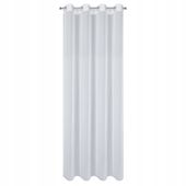 Firana gotowa na przelotkach ARLETA 135x270 Eurofirany biała