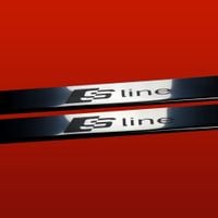 Listwa progowa AUDI A3 8P SLINE Stal nierdzewna 304 połysk 2szt