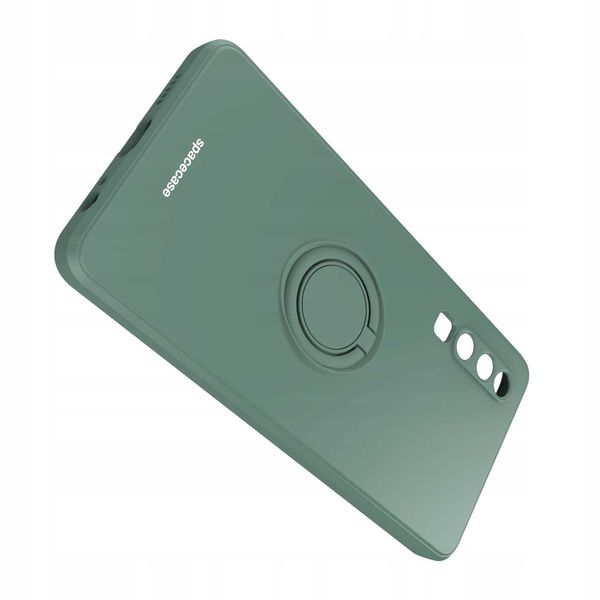 Spacecase Silicone Ring Huawei P30 Dark Green zdjęcie 6