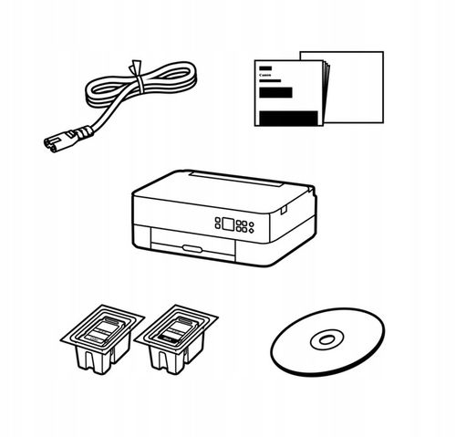 Biała Drukarka CANON Pixma TS5351 3w1 DRUK KOLOR DUPLEX SKAN WIFI TUSZE na Arena.pl