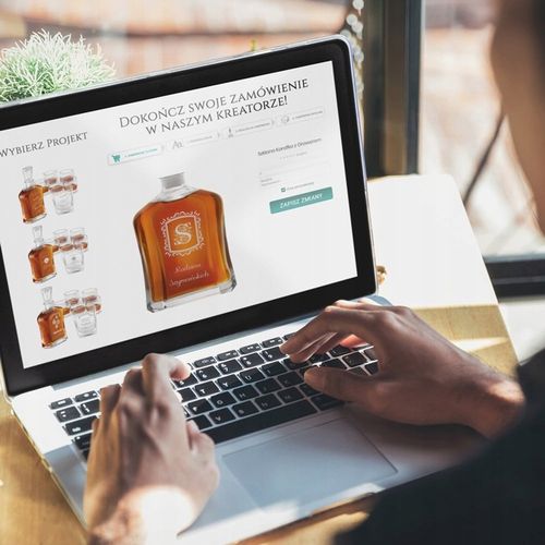 Karafka z Grawerem ze Szklankami Prezent dla Faceta Niego na 50 Urodziny na Arena.pl