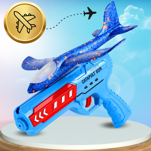 samolot z wyrzutnią szybowiec styropian rzutka zabawka pistolet led na Arena.pl