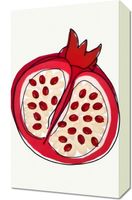 Obraz 30x50cm Nowoczesny Owoce I Granat I Pop Art Vintage