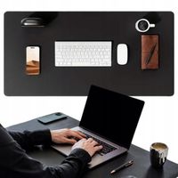 DUŻA PODKŁADKA MATA NA BIURKO POD LAPTOP MYSZKĘ KLAWIATURĘ SKÓRA 45x90 XXL