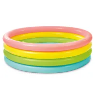 Basen dmuchany ogrodowy tęczowy 168x46cm INTEX 56441