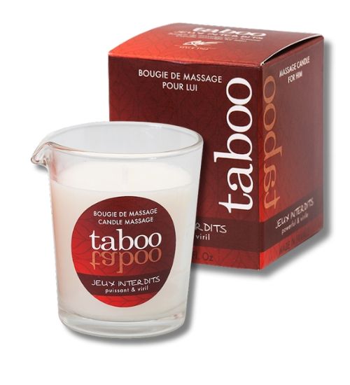 Męska świeca do masażu Taboo zdjęcie 1