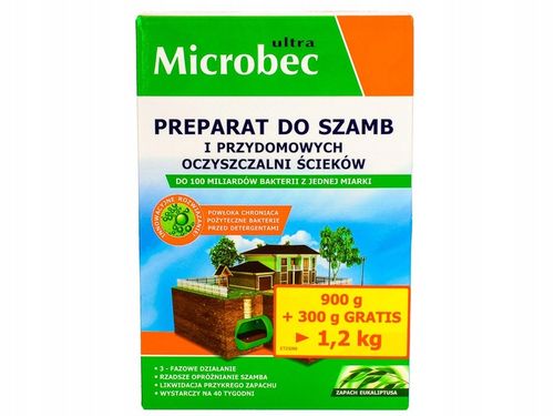 BIO MICROBEC Ultra 10 x MOCNIEJSZY BAKTERIE 1,2 kg na Arena.pl