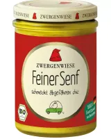 Musztarda Delikatesowa Bezglutenowa BIO 160 ml - Zwergenwiese