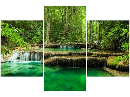 90X60CM OBRAZ WODOSPAD EREWAŃ TRZY OBRAZY na Arena.pl
