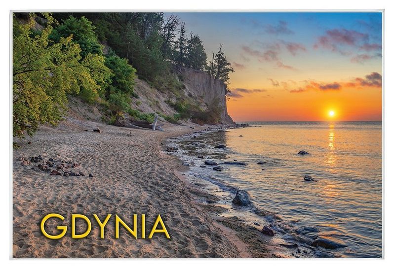 Gdynia - magnes szklany zdjęcie 1