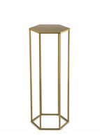 KWIETNIK STOJĄCY NOWOCZESNY METALOWY ZŁOTY 70 CM