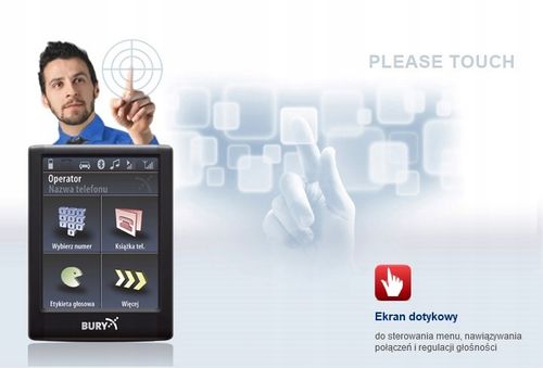 Bury CC9056 - samochodowy zestaw głośnomówiący LCD ISO Bluetooth do radia na Arena.pl