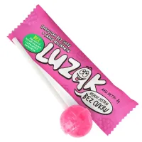 Luzak Lizak bez Cukru o Smaku Malinowym 8g