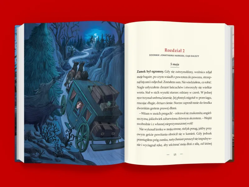 Ilustrowana klasyka literatury. Drakula zdjęcie 3