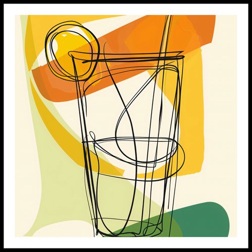 Plakat 60x60cm Koktajl Artystyczny na Arena.pl