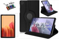 ETUI SKÓRZANE DO SAMSUNG GALAXY TAB A7 LITE T220 T225 + SZKŁO + RYSIK