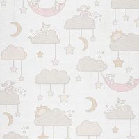 TAPETA DLA DZIECI DZIECIĘCA CHMURY GWIAZDKI BARANKI OUTLET