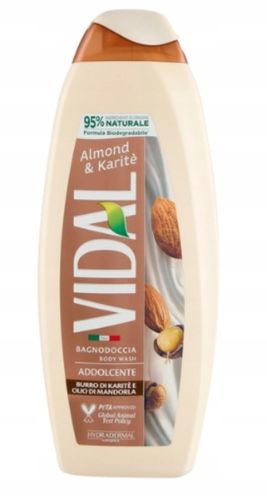 Vidal Żel Do Mycia Ciała 600 Ml Almond Karite na Arena.pl
