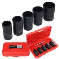 Zestaw nasadki do obrabianych śrub 1/2"" 17-27mm wybijak 6 szt KD11791