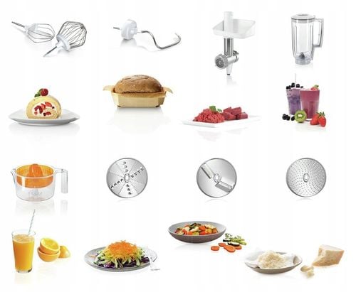 Robot planetarny Bosch MUM58258 1000W 2 misy 7 prędkości Maszynka do na Arena.pl