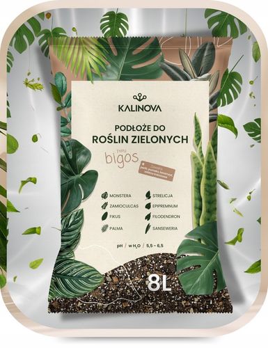 Podłoże Bigos lekka ziemia 3 x 8L do roślin zielonych Mieszanka na Arena.pl