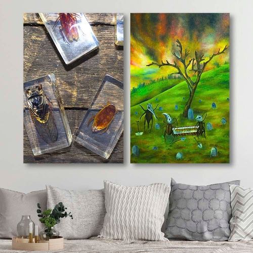 Deco Panel, Pogrzeb abstrakcja 40x60 na Arena.pl